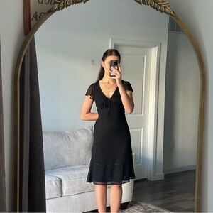 XSOLDX H&M black slip dress size 6